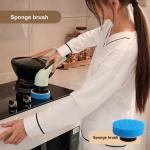 VIROS Adjustable Electric Cleaning Brush Handheld Scrubber IPX Waterproof