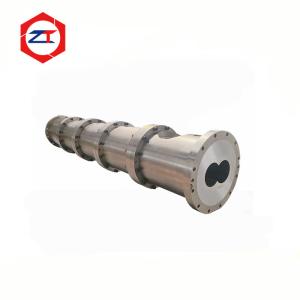 Quality 150mm 45#+Cr12MOV Assembly L/D 20:1 Screws And Barrels For Snack Fish Food Extruder Spare Parts wholesale