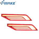 Mitsubishi Pajero Sport Car Tail Light Flashing Bumper Reflector Easily Install