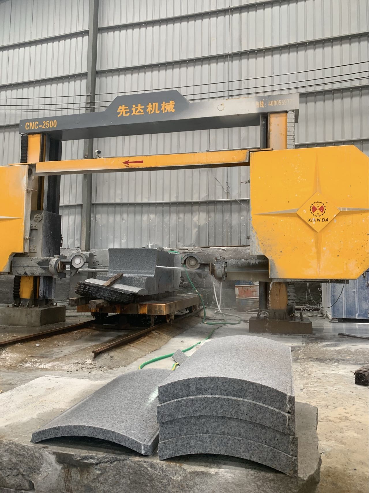 CNC Controlled Diamond Wire Saw Machine High Efficiency Energy-Saving Cutting Equipment