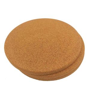 Quality 9mm Thickness Round Cork Placemat Corkboard For Hot Dishes Pots wholesale