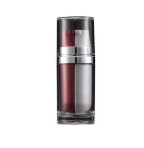 Quality 150ml Acrylic Dual Chamber Airless Cosmetic Bottles Screen Printing wholesale