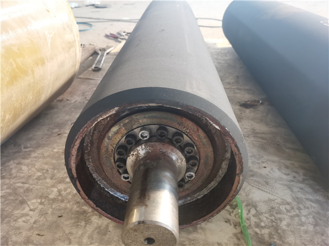Self Cleaning 1000T/H Rubber Lagging Pulley For Chemical Plant