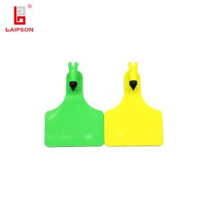 Quality ISO9001 TOP TPU Red Customization Material Cattle Cow Animal Ear Tag With Serial Number For Farm wholesale
