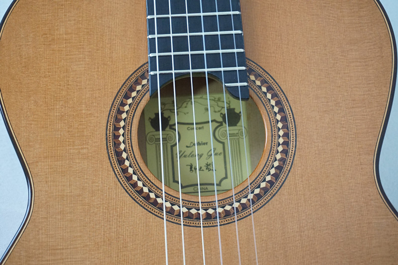 Yulong Guo Handmade Double Top Koa Body Concert Grade Classical Guitar