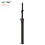 15m heavy duty pneumatic telescopic mast for mobile antenna tower 300kg payloads