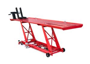 Quality MXC76 Pneumatic Motorcycle Lift Table Heavy Duty Lift Table Platform Capacity 400Kg wholesale