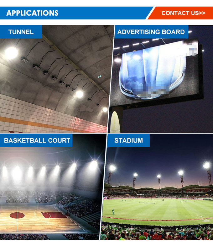 50w-600w Outdoor LED Modular Flood Light IP65 Customized