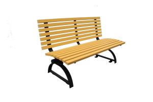Quality Composite Rustic Outdoor Wooden Bench With Camphor Solid Wood Material wholesale
