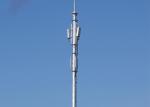 Signal Communication Monopole Cell Tower , 55m Monopole Telecommunications Tower