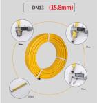 House Biogas Pipe , Stainless Steel Corrugated Fryer Gas Hose