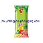Ice cream pouch pack, aluminium foil ice cream bag with printing