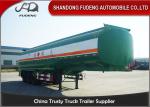 3 Axles Diesel / Petrol Tanker Trailers , 45000 L Carbon Steel Semi Tanker