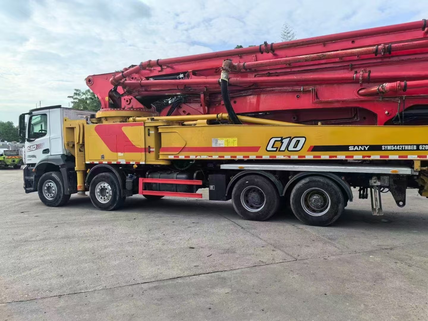 Diesel Concrete Pump Truck From Sany Heavy Industry 2021 62M C10 SYM5442THBEB 620C-10A Mercedes Chassis