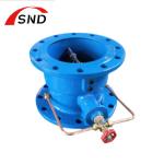 Flanged Cast Iron Butterfly Type Buffer Check Valve OEM Support