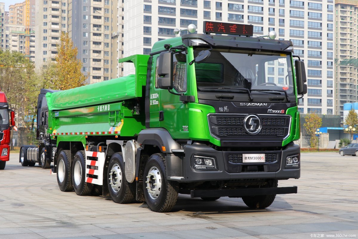 6x4 400HP Shacman Dump Truck with Engine Capacity 8L and 12.00R20 18PR Tires