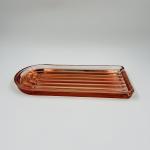 PROFILE 7pcs Glass Bathroom Accessories Countertop Set Round With Circle Line