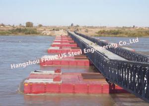 China Flood Control Temporary Floating Bridge Steel Emergency Rescue Channel JIS Standard on sale