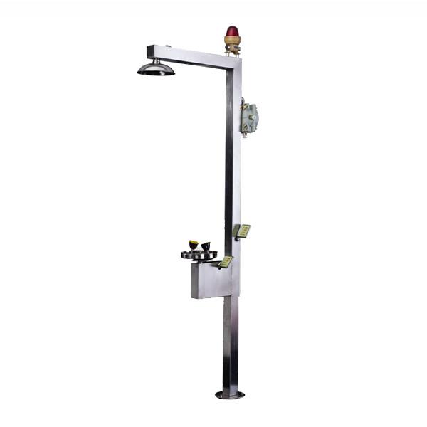 Durable Stainless Steel Tempered Water Eye Wash Station With Sound And Light