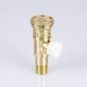 Quality Wall Mounted G1/2 Brass Angle Stop Valve Temperature Resistance wholesale