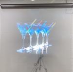 High Brightness Transparent holographic rear projection film 1524 x 3000mm