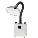 Beauty Salon Fume Extractor Laser Smoke Filter Machine With 410mm Acrylic Square