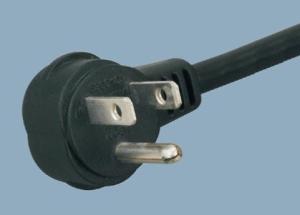 Quality UL CUL CSA 15A 125V 3 Prong 135 degree pin NEMA 5-15P Electrical Angle Plug YY-3N American UL Power Cord wholesale
