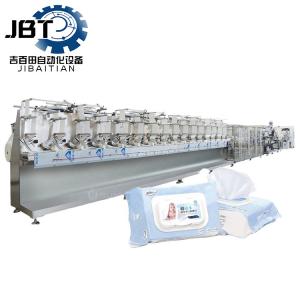 Quality Energy Saving Eco Friendly Wet Wipes Production Line With Rotary Cutting wholesale