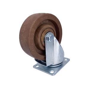Quality Phenolic Resin Wheel High Temp Resistant Swivel Plate Caster 3 Inch wholesale