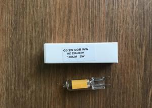 Quality Warmm White G9 COB LED Lights For Office 2W AC 220V - 240V 180LM CE Glass wholesale