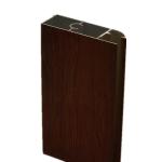 OEM Wood Finish Aluminium Profiles For Building Decoration Materials