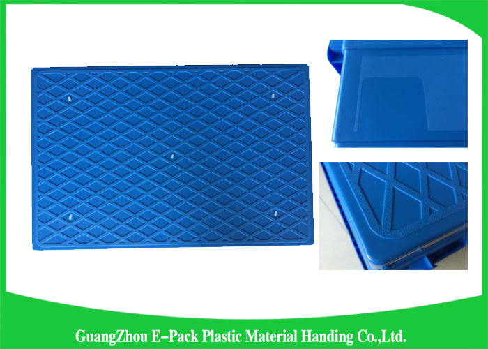 Industrial 50kgs Security Plastic Attach Lid Containers / plastic storage bins with lids