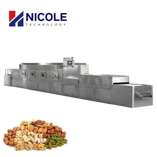 Cheap Tunnel Type Nuts Microwave Grain Dryer Machine Automatic Water Cooling for sale