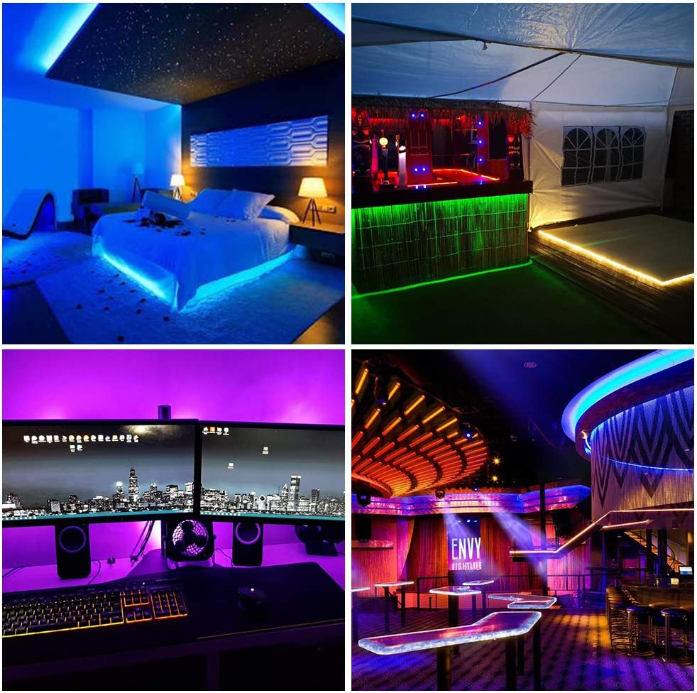 DC 12V Addressable Smart 3Leds Controllable 5050 RGB WS2812B WS2811 24V 30leds Pixel Rgbic LED Strip Light