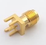8.5ghz SMA Coaxial Connector Antenna Sma Female Pcb Edge Mount Connector