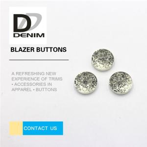 Quality Decorative Gray Novelty ing Buttons , Two Hole Button 20L 24L 26L 28L wholesale