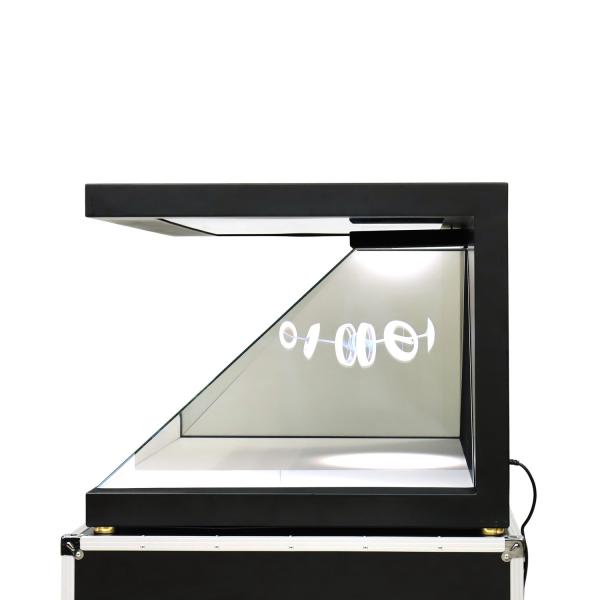 Cheap Sheet Metal 3D Hologram Display LED Screen Advertising Showcase VGA HDMI for sale