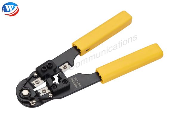 Cheap Yellow Ethernet Cable Crimping Tool Stainless Steel OEM for sale