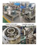 Teff Flour Powder Making Machine Air Classifier Mill Powder pulverizer set Teff