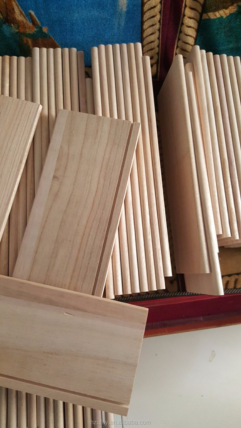 Chinese Design Style Paulownia Drawer Boards Wood Panels for Furniture Production