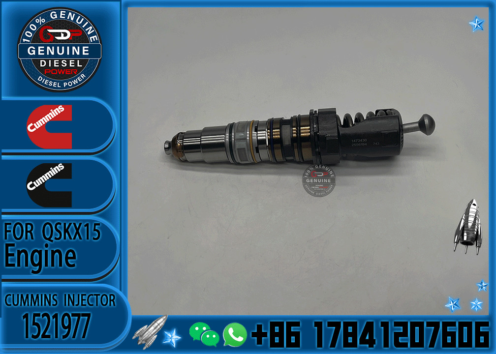 Cummins Compatible Fuel Injector for Models 1521977, 570016, 579251, 4088725, 4903455, 4902818X15