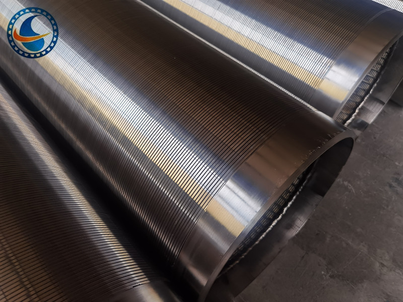 304 Stainless Steel Water Well Screen Pipe #30 Slot 10-3/4" Continuous Slot