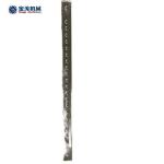 99.98% Copper Content Electrical Connector 150A Busbar with 2 Studs 20 Screw