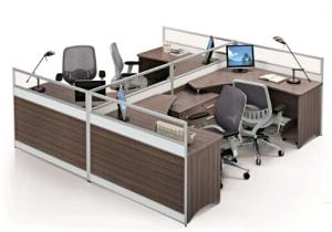 Quality modern office panel workstation for 4 persons,#JO-7026 wholesale
