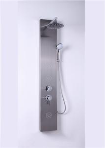 Quality Brushed Stainless Steel Shower Panel , Waterfall Shower Panel Corrosion Resistance wholesale