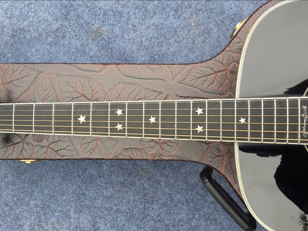 D35 acoustic guitar Johnny cash signature acoustic electric guitar acoustic guitar solid top D35 BK guitar