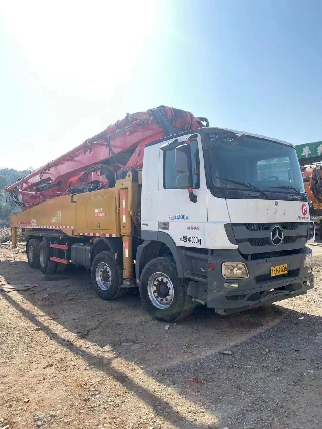 2019 Sy 56m Concrete Pump Mercedes Benz Truck Price