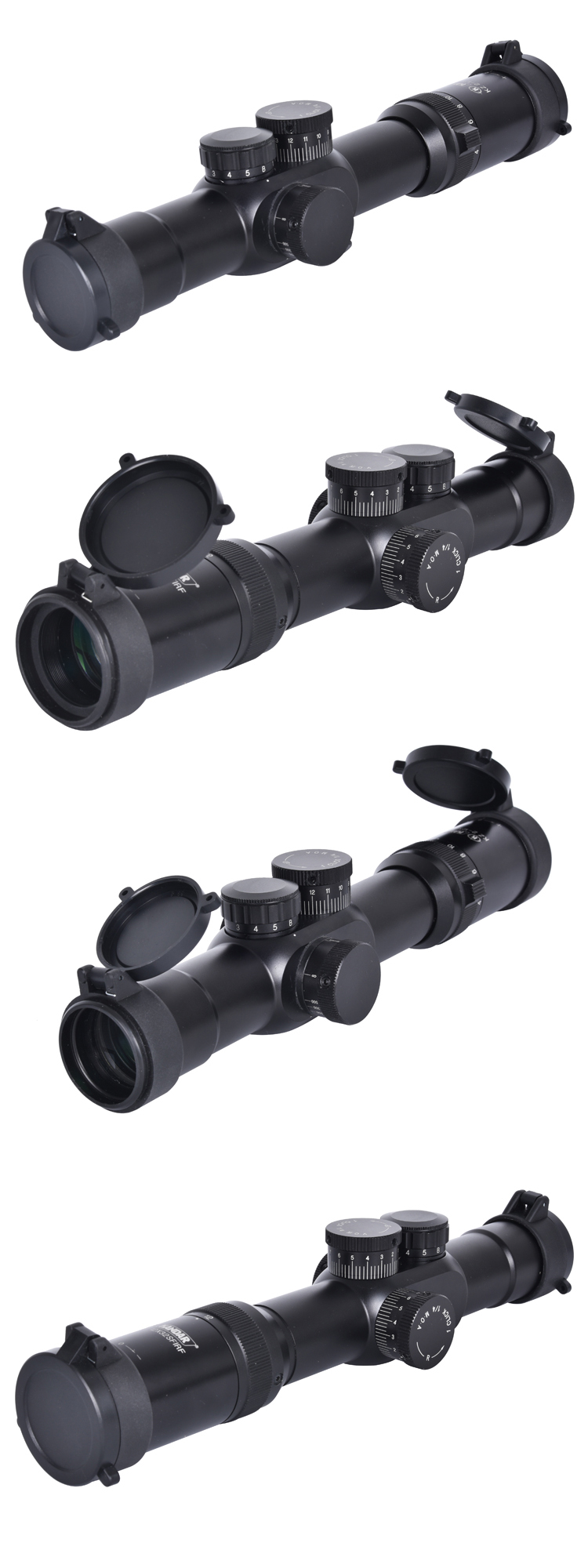 Magnification 2-12x Hunting Optical 35mm One-Piece Tube SF FFP Red and Green Scope