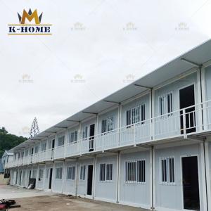 Quality Two-story Container Dormitory Oilfield Prefab Camp Transportable House Solutions wholesale