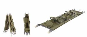 Quality PVC Aluminum Alloy Folding Medical Stretcher 208 X 55 X 13CM For Ambulance 9 Kg wholesale